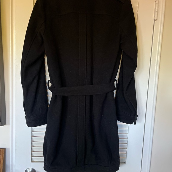 Gorgeous vintage Hussein Chalayan black wool coat. Size 44/M. Lined. - Picture 4 of 11